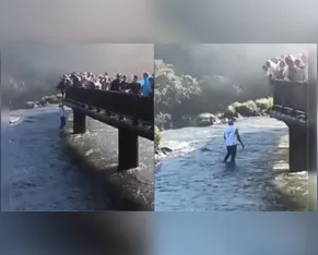 Turista que pulou nas Cataratas do Iguaçu para resgatar celular é multado em R$ 7,8 mil