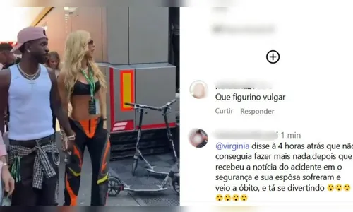 
							Ao lado de Vini Jr., Virginia Fonseca vira alvo de críticas por roupa na Fórmula 1
						
						