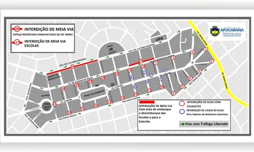 
							Apucarana terá desfile de 7 de Setembro com mais de 90 instituições
						
						