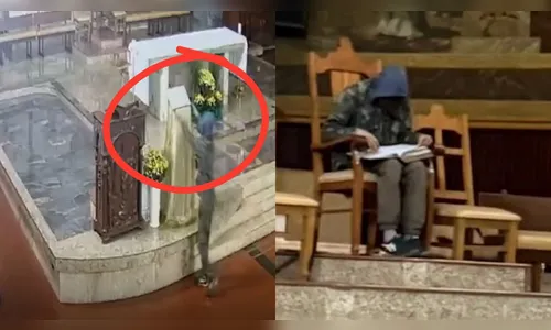 
							Homem furta Bíblia de paróquia em Rolândia (PR) e padre indaga: 'É pecado?'
						
						