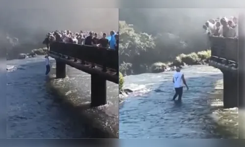 
							Turista que pulou nas Cataratas do Iguaçu para resgatar celular é multado em R$ 7,8 mil
						
						