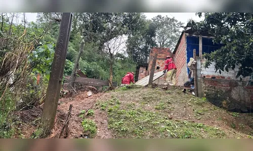 
							Mãe, filho e padrasto morrem soterrados enquanto dormiam durante temporal no PR
						
						