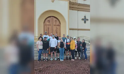 
							Oito peregrinos de Apucarana caminham até Santuário de São Miguel Arcanjo
						
						