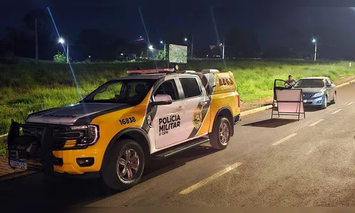 
							Blitz da Lei Seca aborda carros e motos no acesso Wekerlim, em Faxinal
						
						