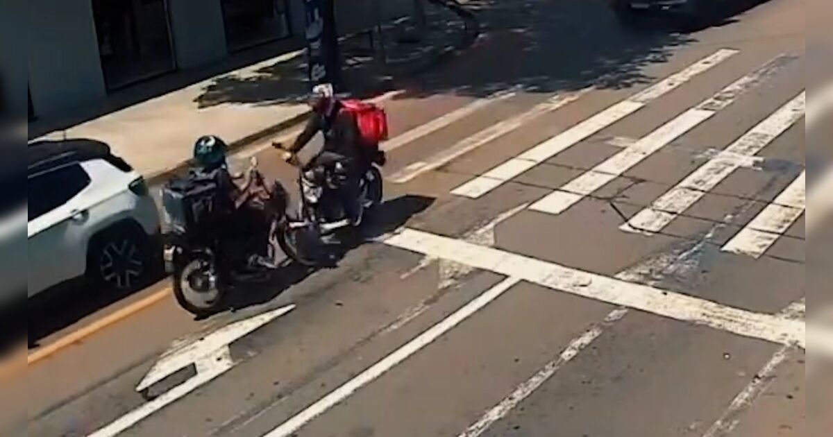 Motociclista invade a contramão e bate de frente com outra moto em Arapongas; veja