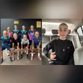 Amigos de time raspam a cabeça para apoiar menino com câncer no PR