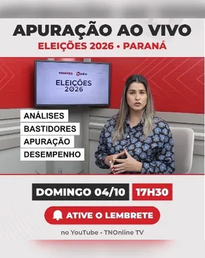 TNOnline transmite ao vivo apuração das Eleições 2026 neste domingo (04)