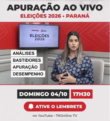 TNOnline transmite ao vivo apuração das Eleições 2026 neste domingo (04)