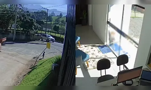 
							Bebê escapa de creche e anda pela rua até empresa onde mãe trabalha no Sul de SC
						
						