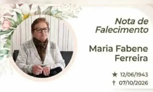 
							De família tradicional em Apucarana, Maria Fabene Ferreira morre aos 83 anos
						
						