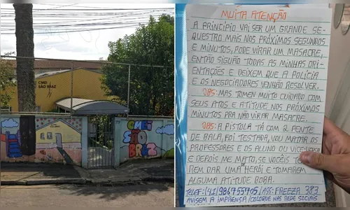 Sequestrador do CMEI em Curitiba sofria de esquizofrenia e deixou carta à polícia