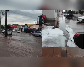 Temporal com granizo gera transtornos e causa estragos em Arapongas; veja