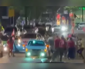 Eleitores de Flávio Bolsonaro e Lula entram em confronto em Ivaiporã
