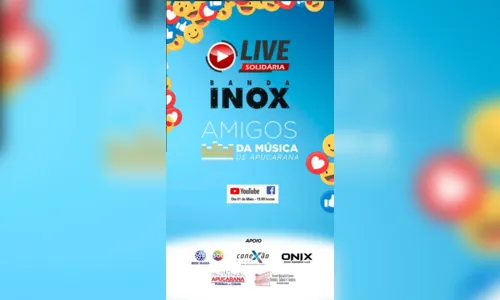 
							Banda Inox faz live solidária no dia 1º de maio no Cine Fênix
						
						