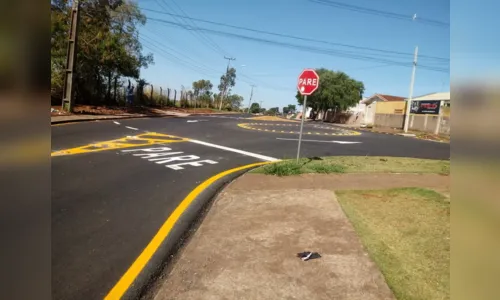 
							Após alargamento, Avenida Santa Catarina ganha sinalização
						
						