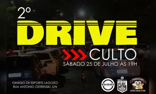 
							'Drive Culto'  será realizado em Apucarana
						
						