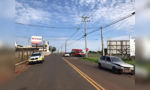 
							Carro com mulher e bebê se envolve em acidente no Parque Industrial Norte
						
						