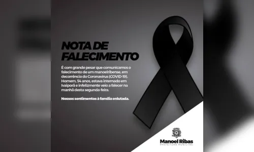 
							Manoel Ribas  registra  segundo óbito por Covid-19
						
						