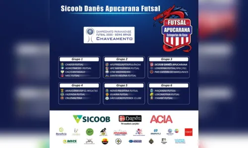 
							Times de Apucarana vão participar da Série Bronze de Futsal
						
						