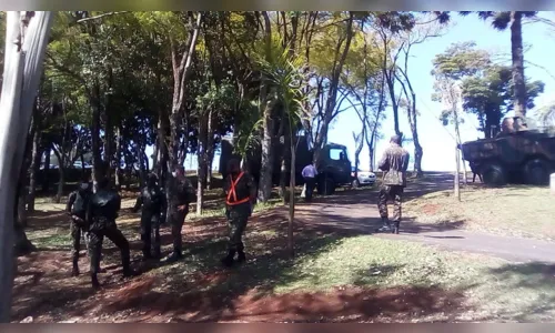 
							Exército realiza treinamento no Jaboti nesta quinta-feira; assista
						
						