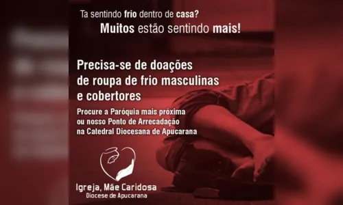 
							Projeto 'Igreja, Mãe Caridosa', precisa de doações
						
						