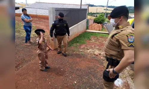 
							Garoto fã da PM recebe surpresa de aniversário em Mauá da Serra
						
						