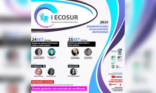 
							Encontro da Comunidade Surda será realizado em Apucarana
						
						