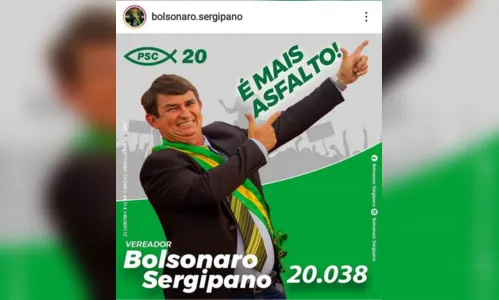 
						
							Candidato a vereador 'parecido' com o presidente Bolsonaro viraliza nas redes sociais
						
						