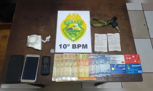 
							PM prende dupla com cocaína em Apucarana
						
						