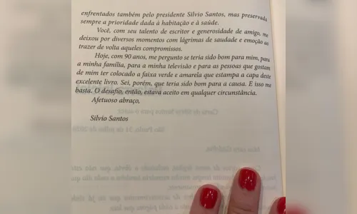 
							Em carta, Silvio Santos diz que sua memória vai se apagando
						
						