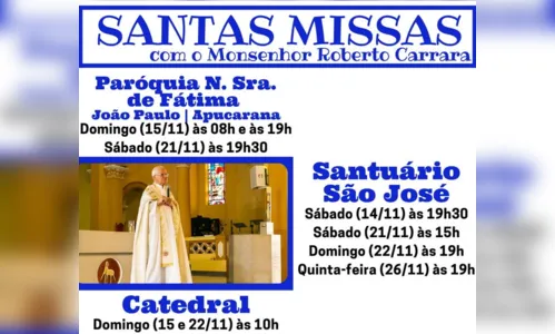 
							Padre Roberto Carrara reza santas missas em Apucarana
						
						