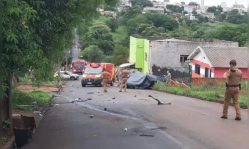 
							Acidente no perímetro urbano de Ivaiporã mata casal e criança
						
						