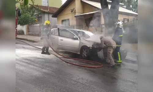 
							Incêndio destrói veículo na manhã desta segunda; vídeo
						
						