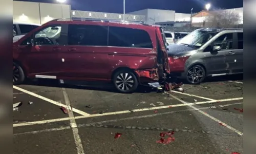 
							Ex-funcionário usa retroescavadeira e destrói carros no pátio da Mercedes-Benz
						
						