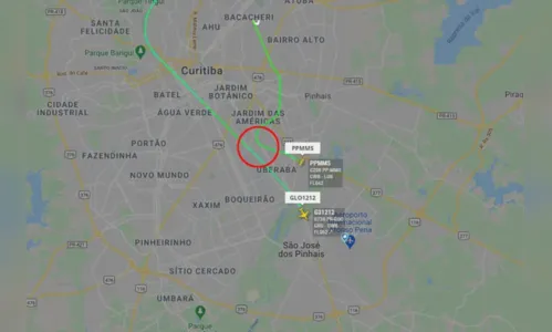 
							Avião com vacinas faz curva errada e entra em rota de colisão com jato da Gol, no Paraná
						
						
