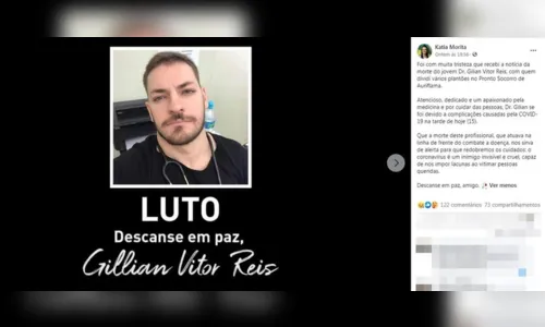 
							Médico internado há quase um mês por Covid-19 morre
						
						