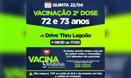 
						
							Apucarana anuncia 2ª dose para idosos de 72 e 73 anos
						
						