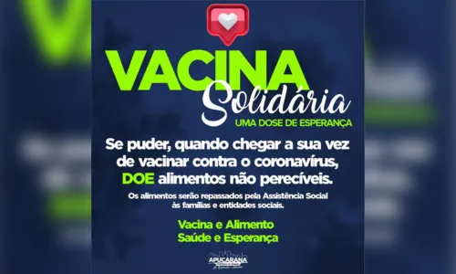 
						
							Apucarana vacina idosos de 67 anos nesta sexta
						
						