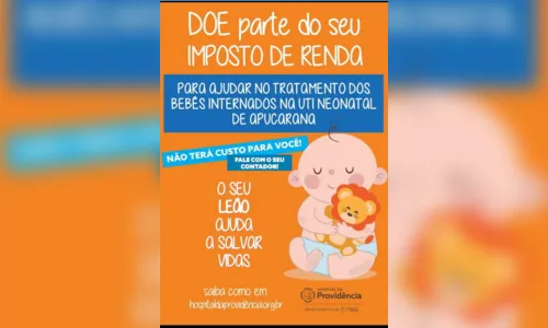 
						
							Entrevista: Doe parte do imposto de renda ao Hospital
						
						