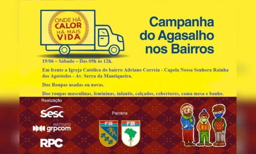 
						
							Campanha do Agasalho acontece no próximo sábado em Apucarana
						
						