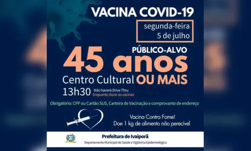 
							Covid: veja quem será vacinado nesta segunda em Ivaiporã
						
						