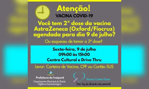 
							Covid: veja quem será vacinado nesta sexta-feira em Ivaiporã
						
						