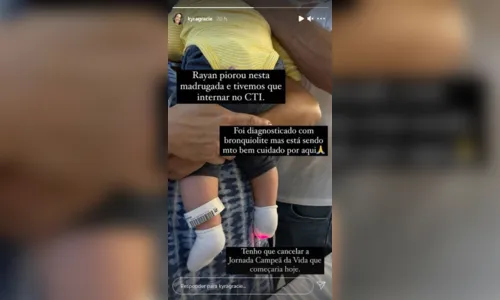 
							Filho caçula de Malvino Salvador é internado no Rio
						
						