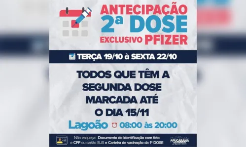 
							Apucarana vacina adolescentes de 14 anos e 2ª dose da Pfizer
						
						