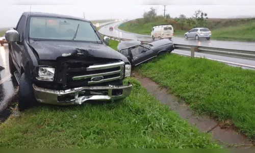 
							Motorista morre em colisão traseira na BR-376
						
						
