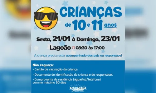 
							Apucarana começa vacinação de crianças  de 10 e 11 anos
						
						