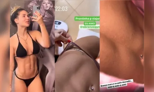 
							De fio-dental, Virgínia faz bronzeamento e descolore pelos
						
						