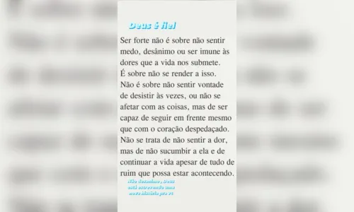 
							‘Seguir mesmo com o coração despedaçado’, diz mãe de Marília
						
						