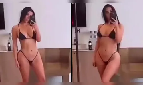 
							Kim Kardashian publica foto com biquíni minúsculo
						
						