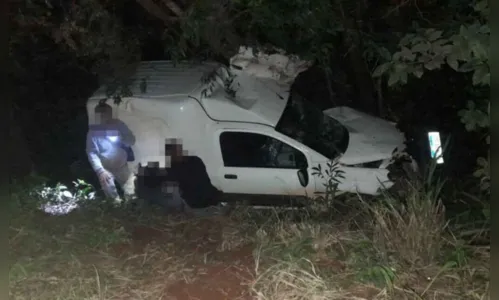
							Duas pessoas ficam feridas em acidente na PR-466
						
						